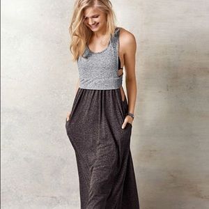 NWOT VS Racerback, Side Cut-Out, Blue Maxi Dress